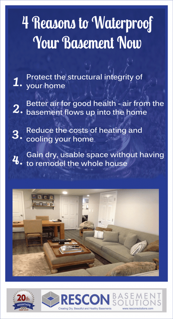 Top 4 Reasons To Waterproof Your Basement Now Rescon Top 4 Reasons To Waterproof Your Basement Now Rescon Solutions Nh And Ma