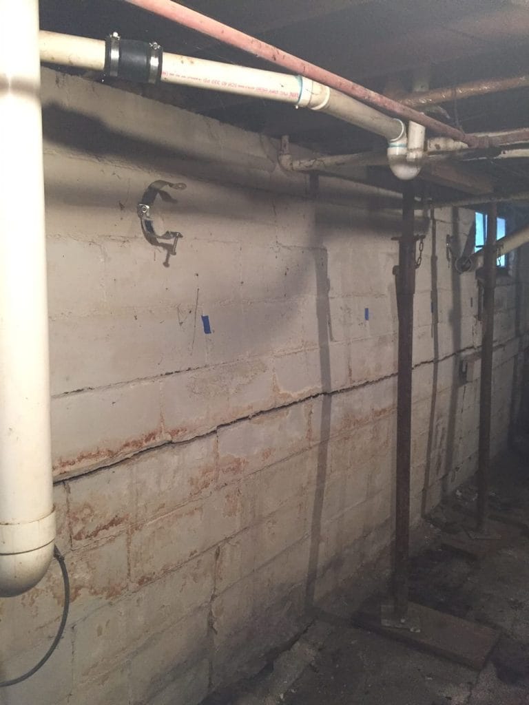 Bowing Basement Walls | Portsmouth, NH | Rescon Basement Solutions
